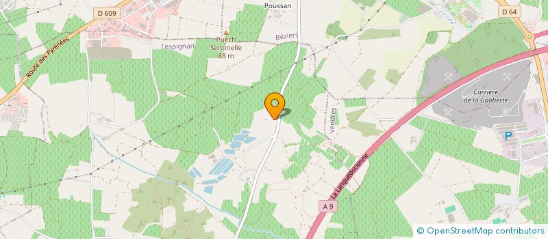 localisation de l'entreprise MADAME SOINY SOULES-BOURGOIS  LESPIGNAN