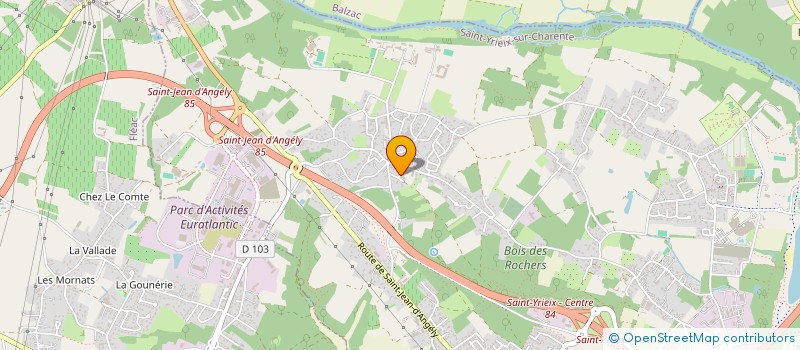 localisation de l'entreprise MADAME SOISIC PETIT  SAINT-YRIEIX-SUR-CHARENTE