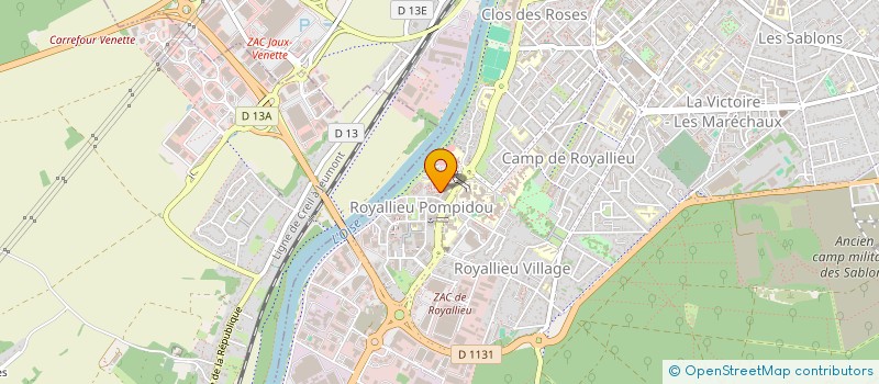 localisation de l'entreprise MADAME SOIZIC AUFRAY  COMPIEGNE