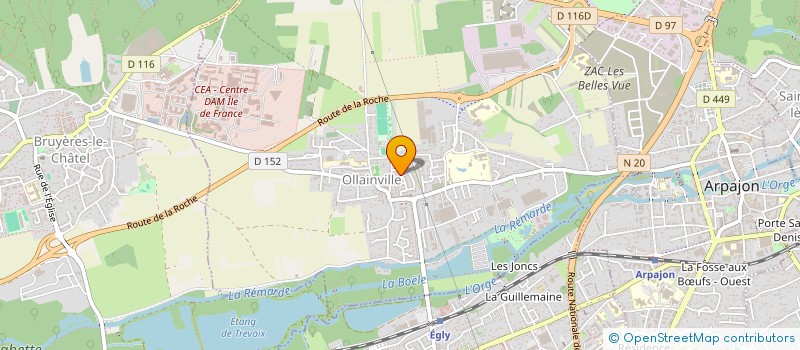 localisation de l'entreprise MADAME SOIZIC BAILLY  OLLAINVILLE