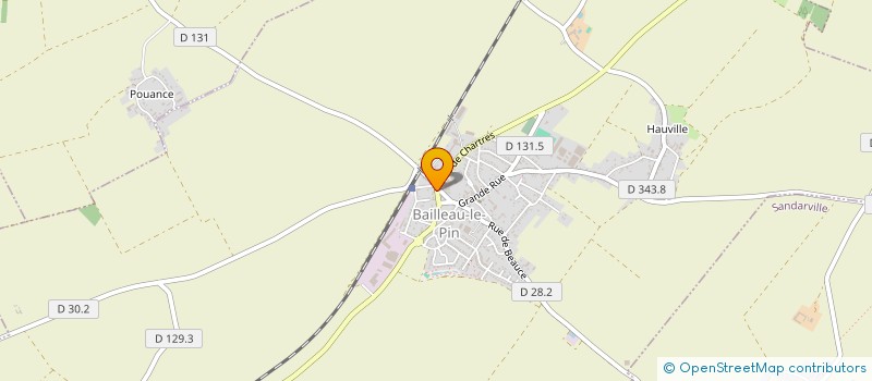 localisation de l'entreprise MADAME SOIZIC BASSIERE à BAILLEAU-LE-PIN