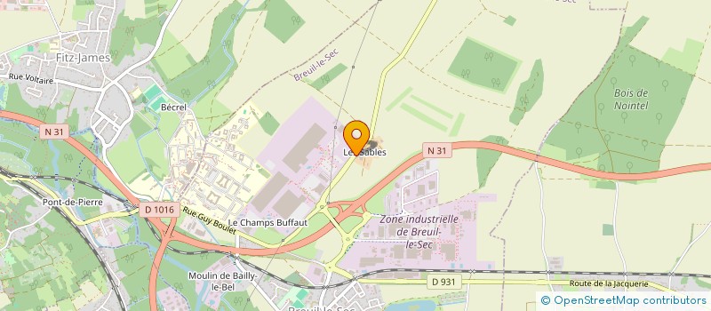 localisation de l'entreprise MADAME SOIZIC BATICLE à BREUIL-LE-SEC
