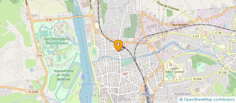 localisation de l'entreprise MADAME SOIZIC BENIZE à VICHY