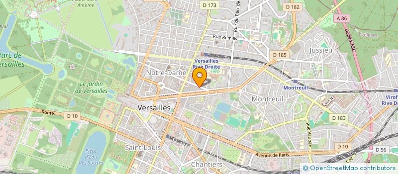 localisation de l'entreprise MADAME SOIZIC BODCHON à VERSAILLES