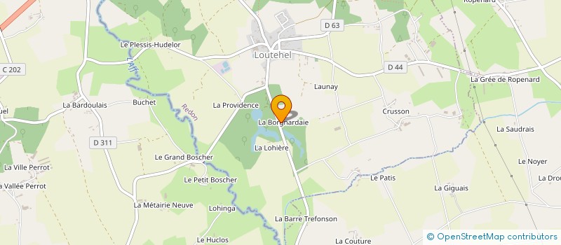 localisation de l'entreprise MADAME SOIZIC BOUCHIE DE BELLE  LOUTEHEL