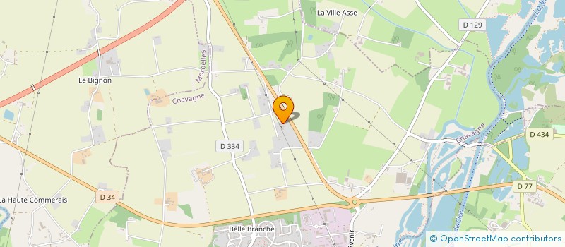 localisation de l'entreprise MADAME SOIZIC BRENELLIERE  CHAVAGNE