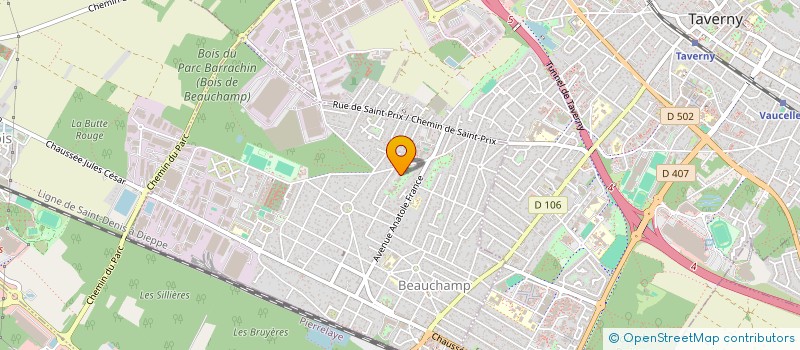 localisation de l'entreprise MADAME SOIZIC COULONNIER  BEAUCHAMP