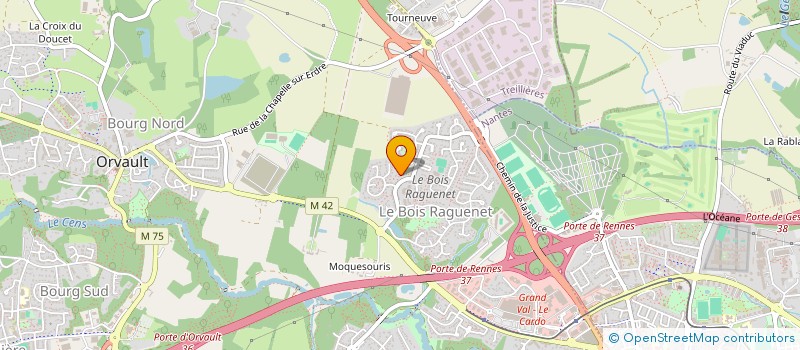 localisation de l'entreprise MADAME SOIZIC CROMBEZ à ORVAULT