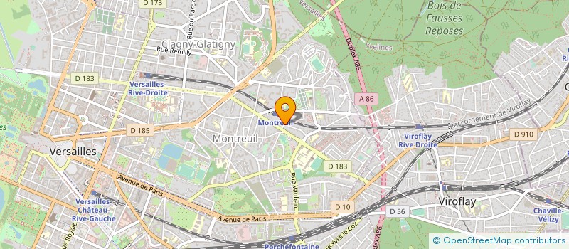 localisation de l'entreprise MADAME SOIZIC D'ESPINAY SAINT LUC à VERSAILLES