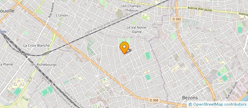 localisation de l'entreprise MADAME SOIZIC DAUDIN  HOUILLES