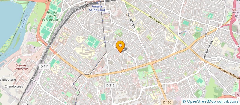 localisation de l'entreprise MADAME SOIZIC DE DIEULEVEULT à ANGERS