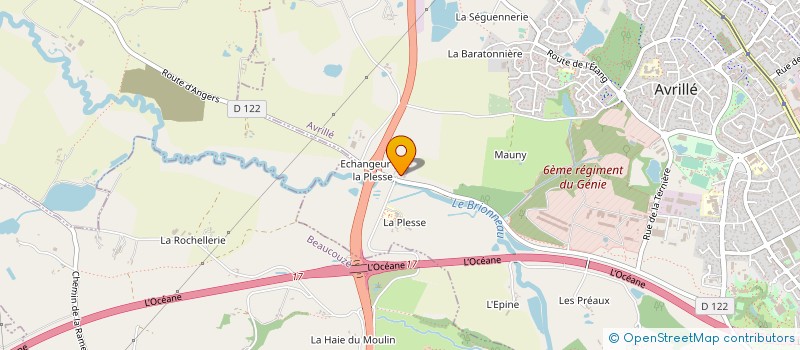 localisation de l'entreprise MADAME SOIZIC DE MAYNARD à AVRILLE