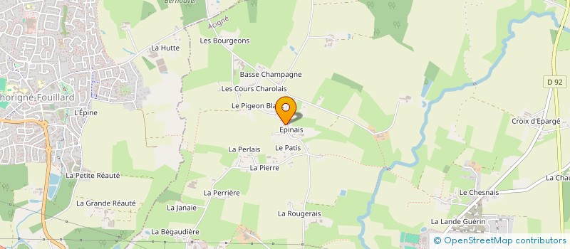 localisation de l'entreprise MADAME SOIZIC DIARD  SAINT-JACQUES-DE-LA-LANDE