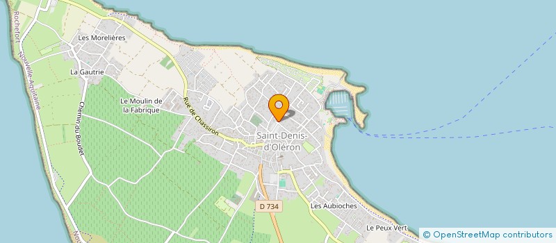 localisation de l'entreprise MADAME SOIZIC EUDELINE  SAINT-DENIS-D'OLERON