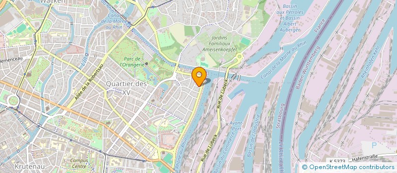 localisation de l'entreprise MADAME SOIZIC EYMARD-DUVERNAY  STRASBOURG