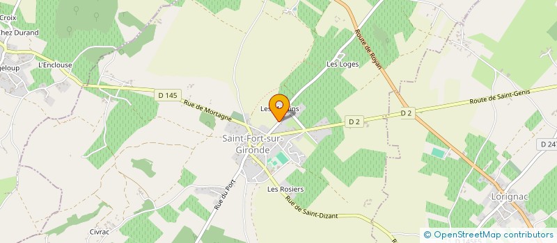 localisation de l'entreprise MADAME SOIZIC FABIUS à SAINT-FORT-SUR-GIRONDE