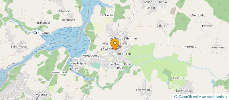 localisation de l'entreprise MADAME SOIZIC GILIBERT  PLOUGOUMELEN