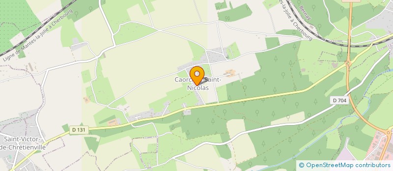 localisation de l'entreprise MADAME SOIZIC GONAND  CAORCHES-SAINT-NICOLAS