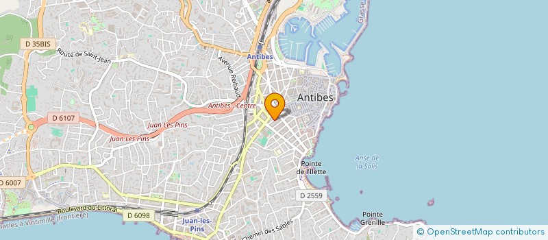 localisation de l'entreprise MADAME SOIZIC LAENNEC à ANTIBES