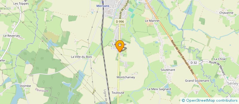 localisation de l'entreprise MADAME SOIZIC LE MEUR à MERVANS