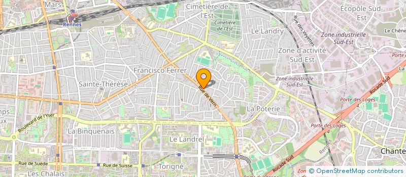 localisation de l'entreprise MADAME SOIZIC LE PEVEDIC  RENNES