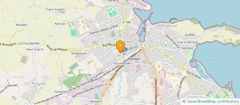 localisation de l'entreprise MADAME SOIZIC LE PIVER  PAIMPOL