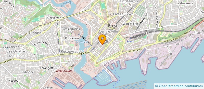localisation de l'entreprise MADAME SOIZIC LE SAUX à BREST