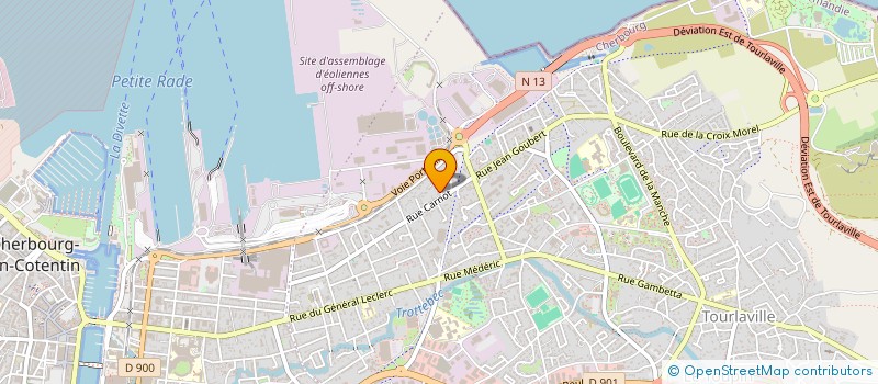 localisation de l'entreprise MADAME SOIZIC LEDANOIS  CHERBOURG-EN-COTENTIN