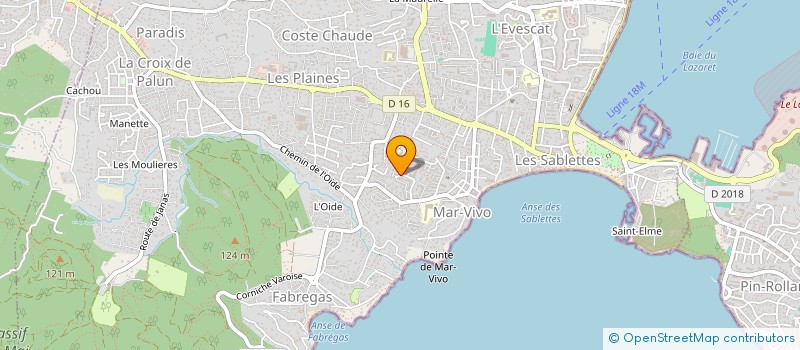 localisation de l'entreprise MADAME SOIZIC MICHELON à LA SEYNE-SUR-MER