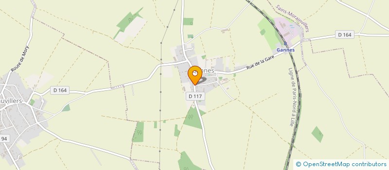 localisation de l'entreprise MADAME SOIZIC MORTELECQ  GANNES