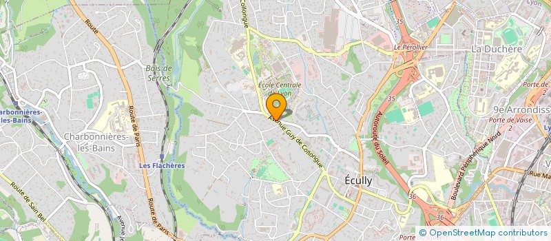 localisation de l'entreprise MADAME SOIZIC PINCZON DU SEL  ECULLY