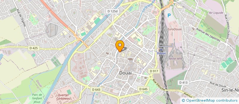 localisation de l'entreprise MADAME SOIZIC SALOMON à DOUAI