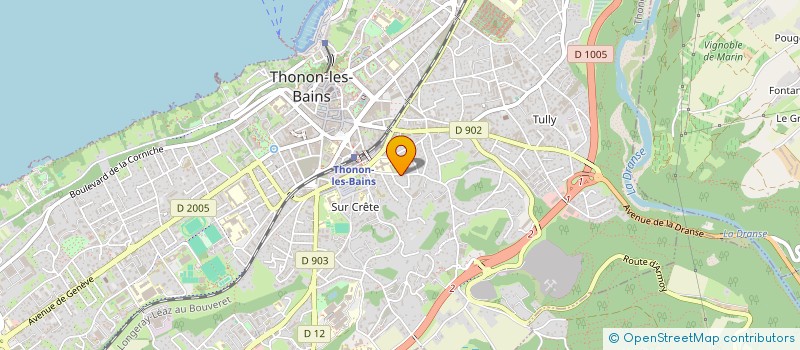 localisation de l'entreprise MADAME SOIZIC SEON à THONON-LES-BAINS