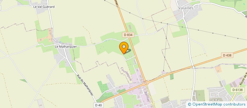 localisation de l'entreprise MADAME SOIZIC THIEULIN  COURBEPINE