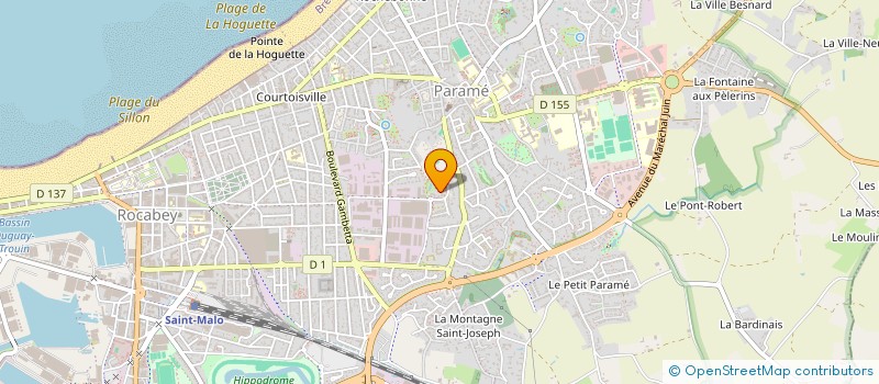 localisation de l'entreprise MADAME SOIZIC THOMAS  SAINT-MALO