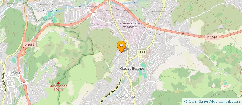 localisation de l'entreprise MADAME SOIZICK BOUCHET  ROMAGNAT