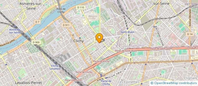 localisation de l'entreprise MADAME SOIZICK NEVO à CLICHY