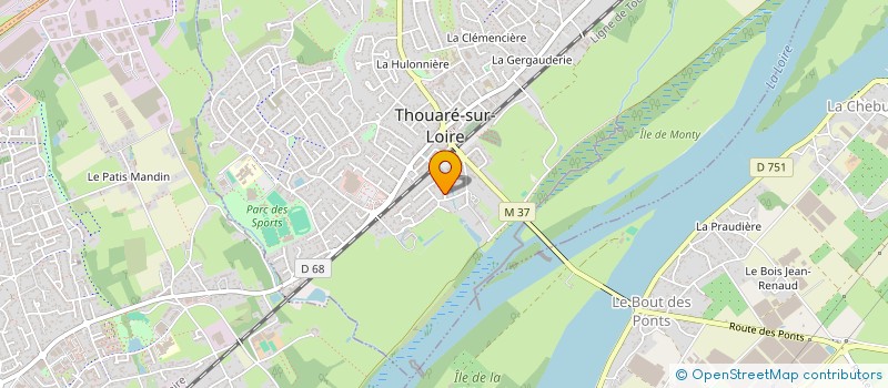 localisation de l'entreprise MADAME SOIZICK RIALLAND  THOUARE-SUR-LOIRE