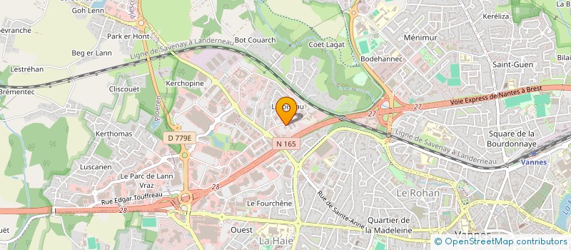 localisation de l'entreprise MADAME SOIZIG LE CAM à VANNES