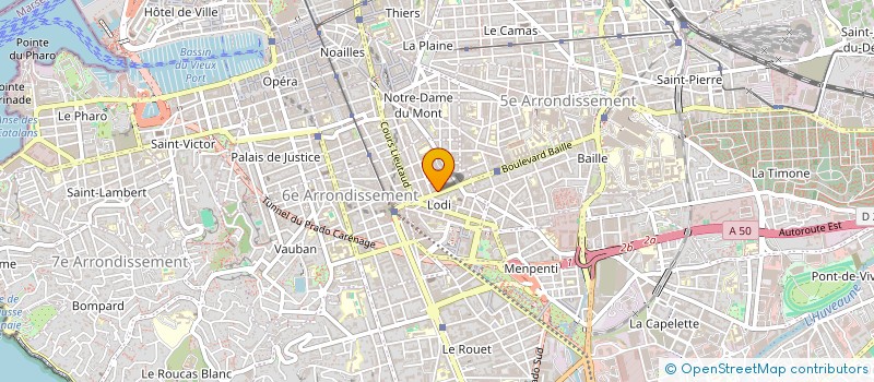 localisation de l'entreprise MADAME SOK DIANA CHUM  MARSEILLE