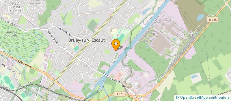 localisation de l'entreprise MADAME SOKAINA BADER  BRUAY-SUR-L'ESCAUT