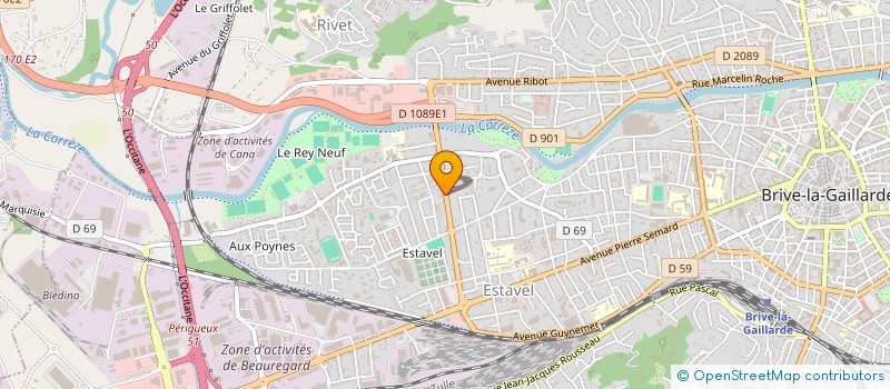 localisation de l'entreprise MADAME SOKHA IV à BRIVE-LA-GAILLARDE