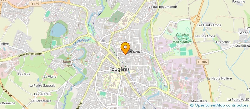 localisation de l'entreprise MADAME SOKHNA CISSE  FOUGERES