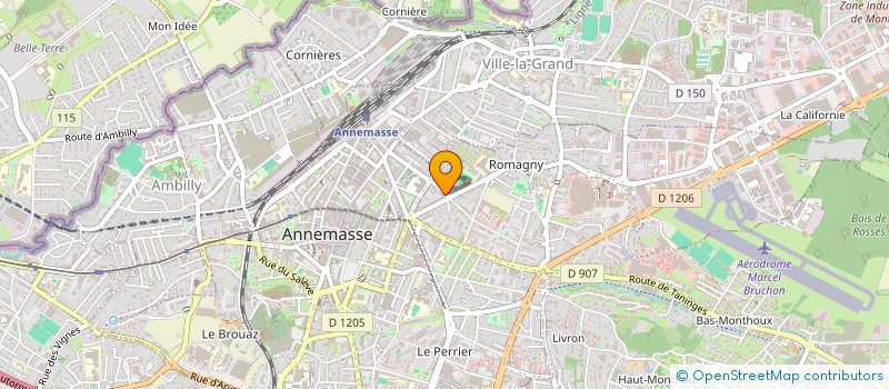 localisation de l'entreprise MADAME SOKHNA DIAGNE TOURE  ANNEMASSE