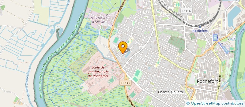 localisation de l'entreprise MADAME SOKHNA FATOU DIAW  ROCHEFORT