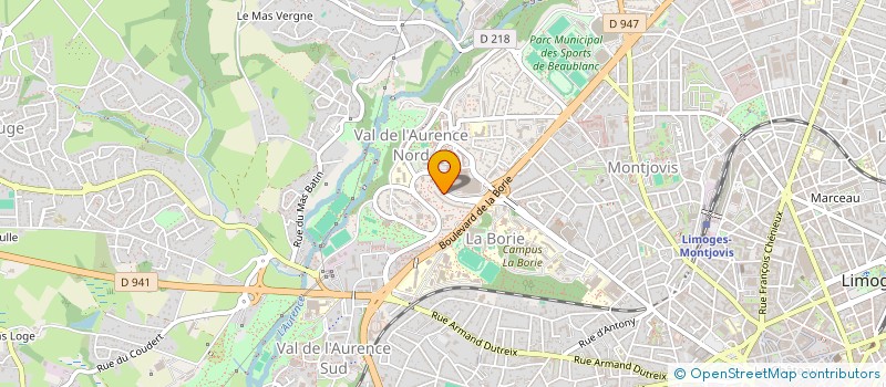 localisation de l'entreprise MADAME SOKHNA MAIMOUNATOU M SOW à LIMOGES