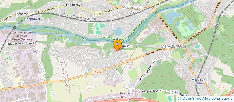 localisation de l'entreprise MADAME SOKONA SANGARE  MERY-SUR-OISE