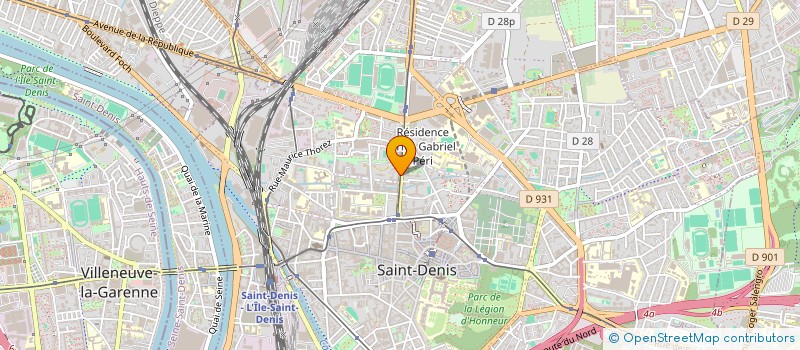 localisation de l'entreprise MADAME SOKONA TRAORE à SAINT-DENIS