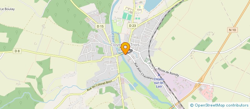 localisation de l'entreprise MADAME SOLAINE CHASSIER à CLOYES-LES-TROIS-RIVIERES
