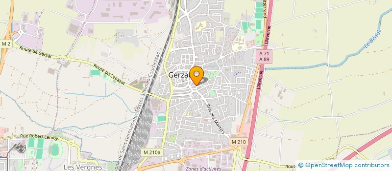 localisation de l'entreprise MADAME SOLANE DE AMORIN à GERZAT